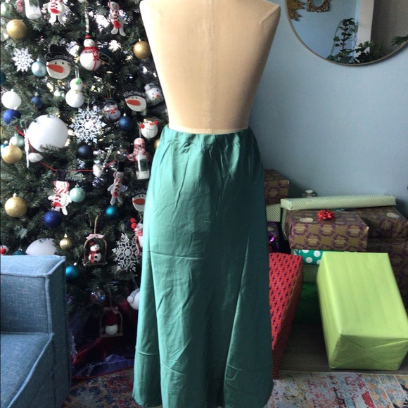 COPY - NWT High Low Satin Maxi Style Skirt - Picture 3 of 4